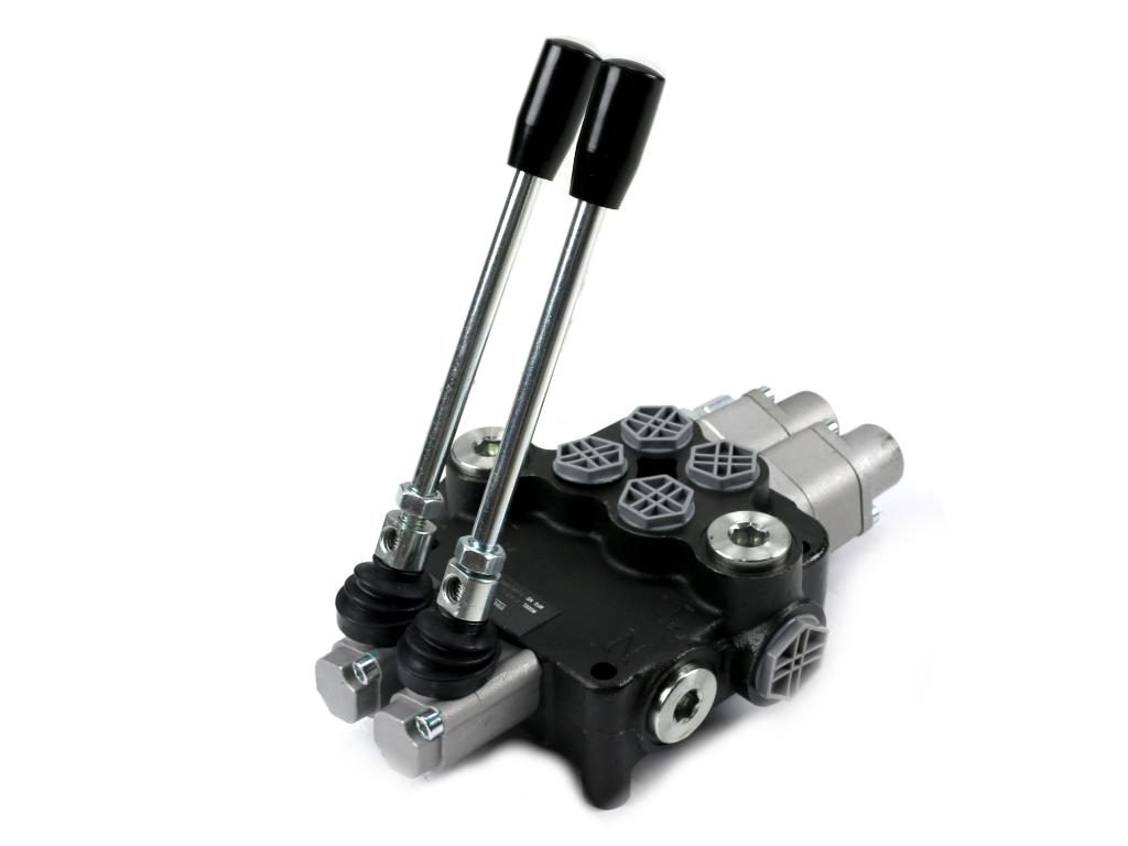 Rozdzielacz hydrauliczny 2-sekcyjny 80L (2-sekcje pływające)  VOIMA