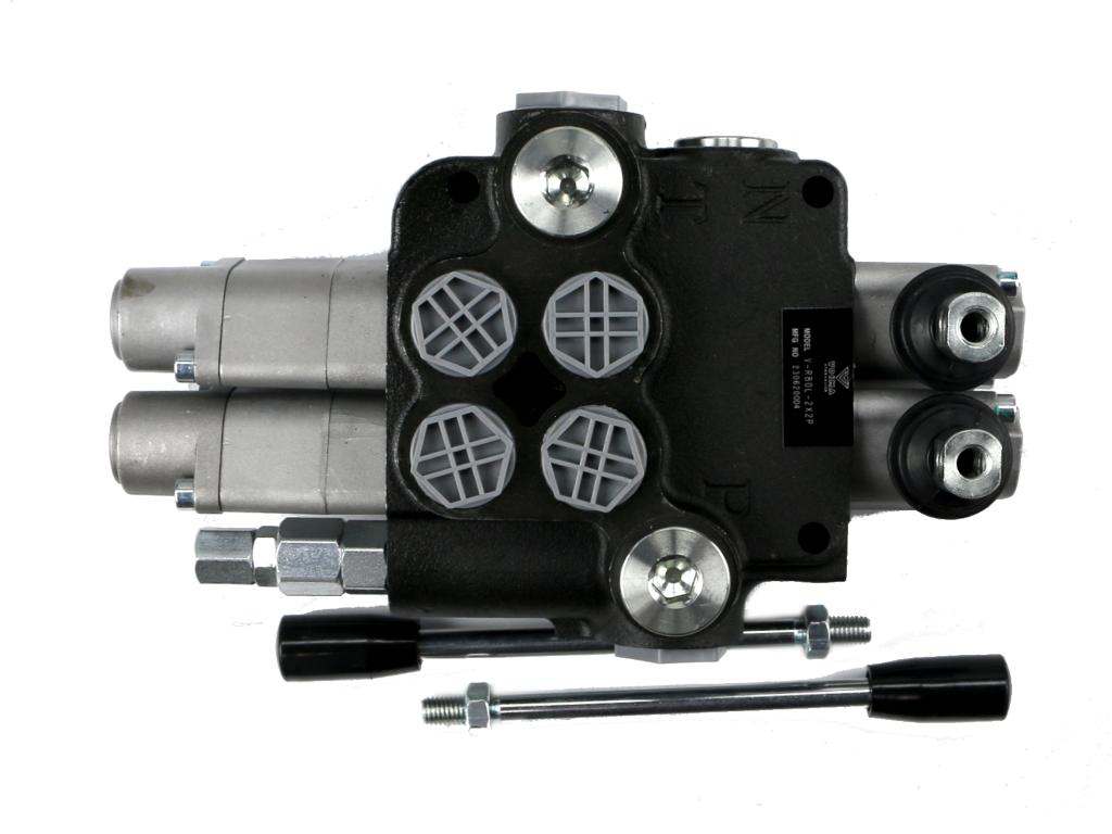 Rozdzielacz hydrauliczny 2-sekcyjny 80L (2-sekcje pływające)  VOIMA