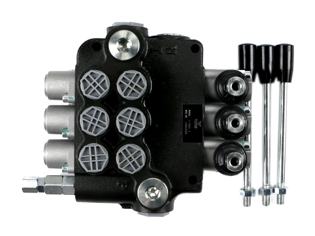 Rozdzielacz hydrauliczny 3-sekcyjny 80L VOIMA