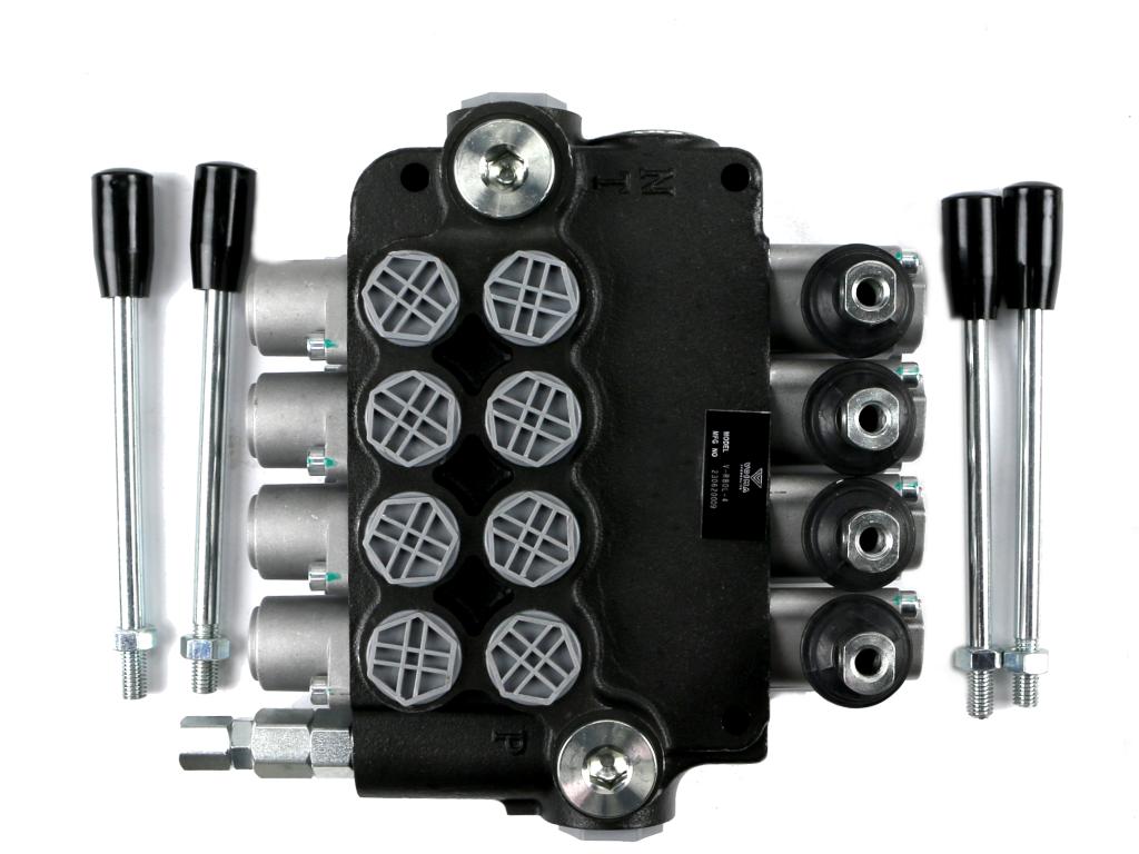 Rozdzielacz hydrauliczny 4-sekcyjny 80L VOIMA