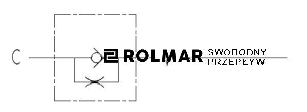 Zawór zwrotny VU 1/2" przepustowość 70L
