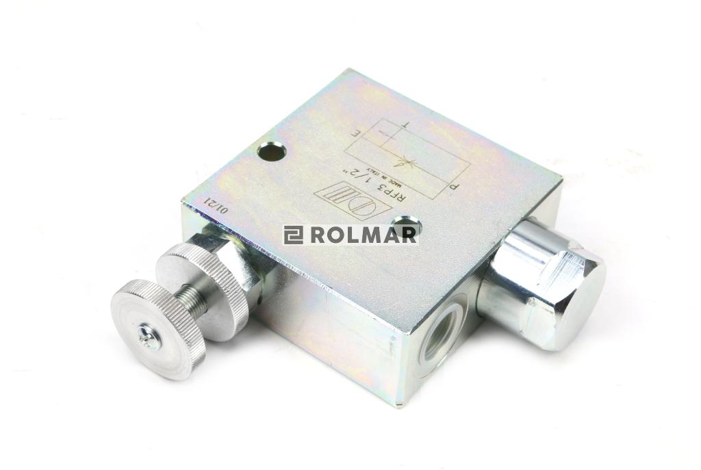 Regulator przepływu 1/2" przepustowość 85L.