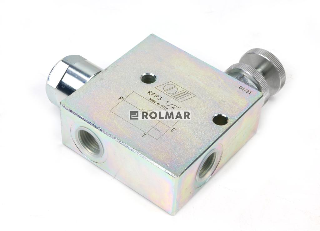 Regulator przepływu 1/2" przepustowość 85L.