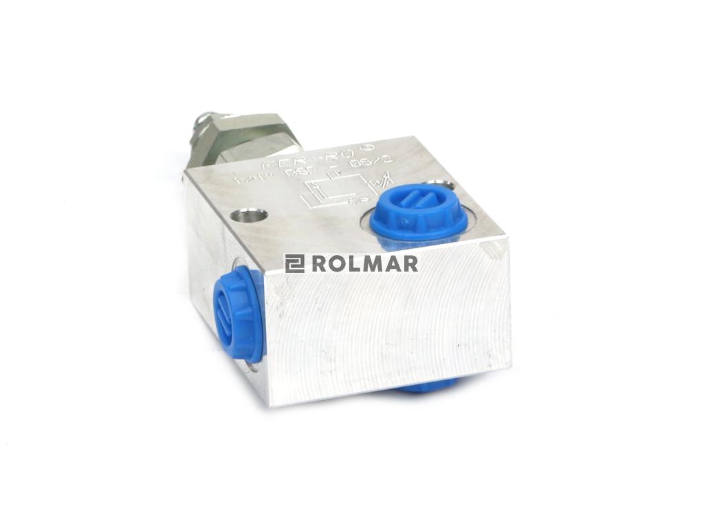 Zawór przelewowy VMP 1/4" (imbus) 40L (50-350 bar)