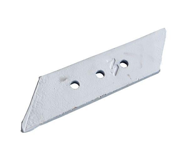 Dłuto nakładka lemiesza lewe trzyotworowe zastosowanie VIS/34 XL Unia Pług stal borowa WARYŃSKI