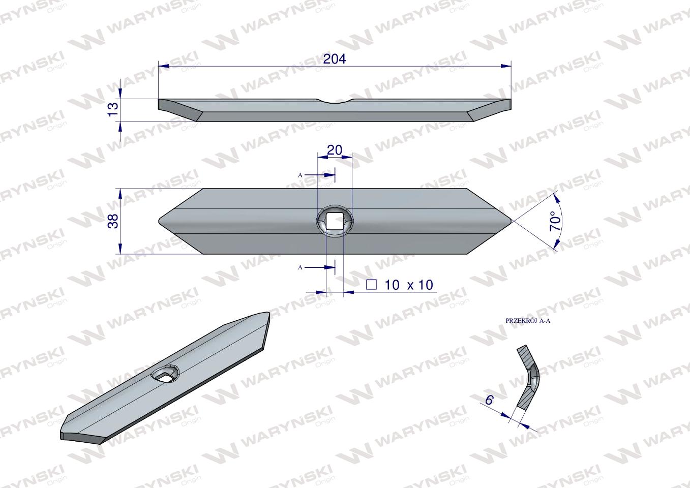 Redliczka 1-otworowa agregatu prosta ze śrubą mal. proszkowo Waryński ( sprzedawane po 25 )