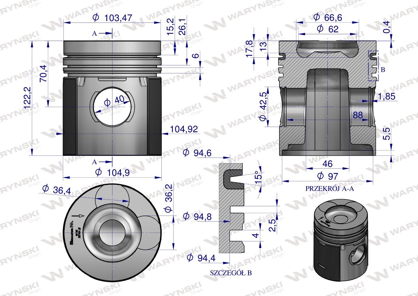 Zestaw Naprawczy PROXIMA PLUS 90 WARYŃSKI