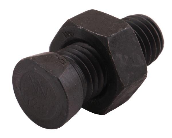 Śruba kpl. płużna oval z jednej strony ścięta M14x39 mm kl.12.9 zastosowanie Kverneland Waryński M14X39OV1 ( sprzedawane po 25 )