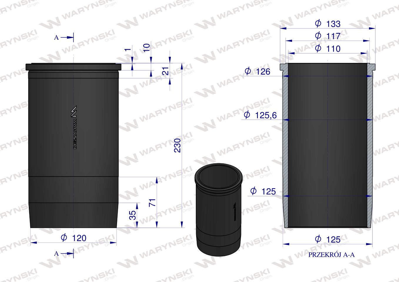 Zestaw naprawczy MTZ-245 Waryński