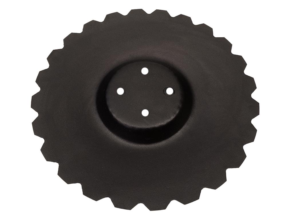 Talerz, uzębiony Z-24 fi 460 mocowanie 4/98 grubość 3,5 mm przetłoczony stal borowa, Unia Ares 1680130040, Waryński