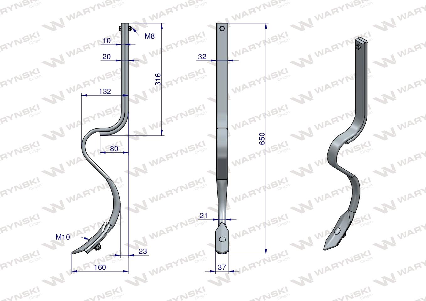Spulchniacz siewnika Waryński