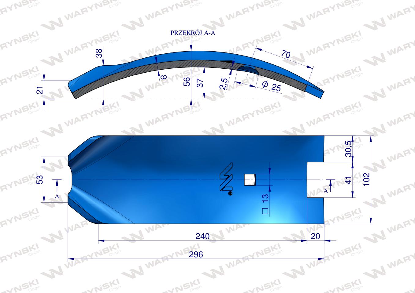 Osłona grządzieli zastosowanie Lemken Smaragd Waryński