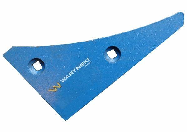 Nakładka przednia płozy lewa zastosowanie AK 10 L Lemken Pług stal borowa WARYŃSKI