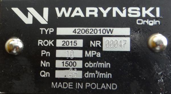 Pompa hydrauliczna PZ18AT podnośnika wzmocniona 24 l/min C-330 WARYŃSKI