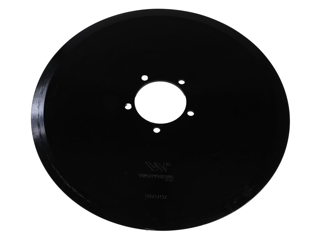Krój talerzowy prosty 480mm, mocowanie 5 / 122mm grubość 5mm, zastosowanie Horsch 00311214, Waryński
