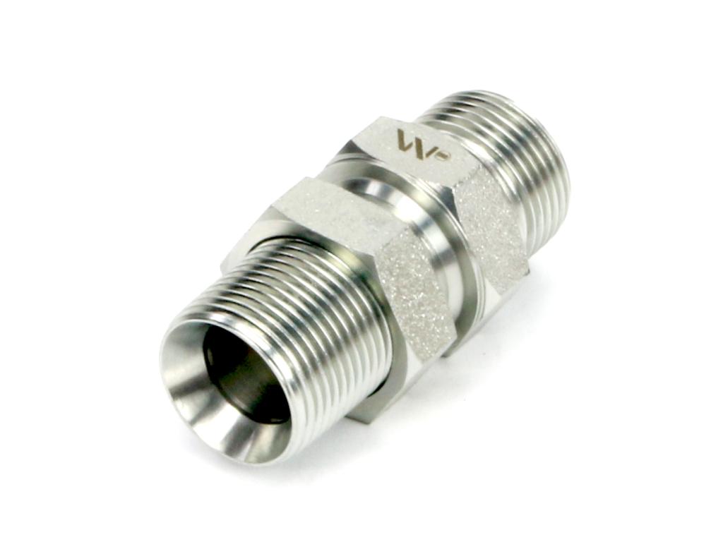 Złączka hydrauliczna calowa grodziowa BB 1/4" BSP z przeciwnakrętką (XSV) Waryński ( sprzedawane po 2 )