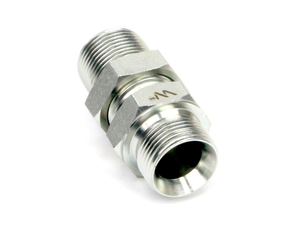 Złączka hydrauliczna calowa grodziowa BB 1/2" BSP z przeciwnakrętką (XSV) Waryński ( sprzedawane po 2 )