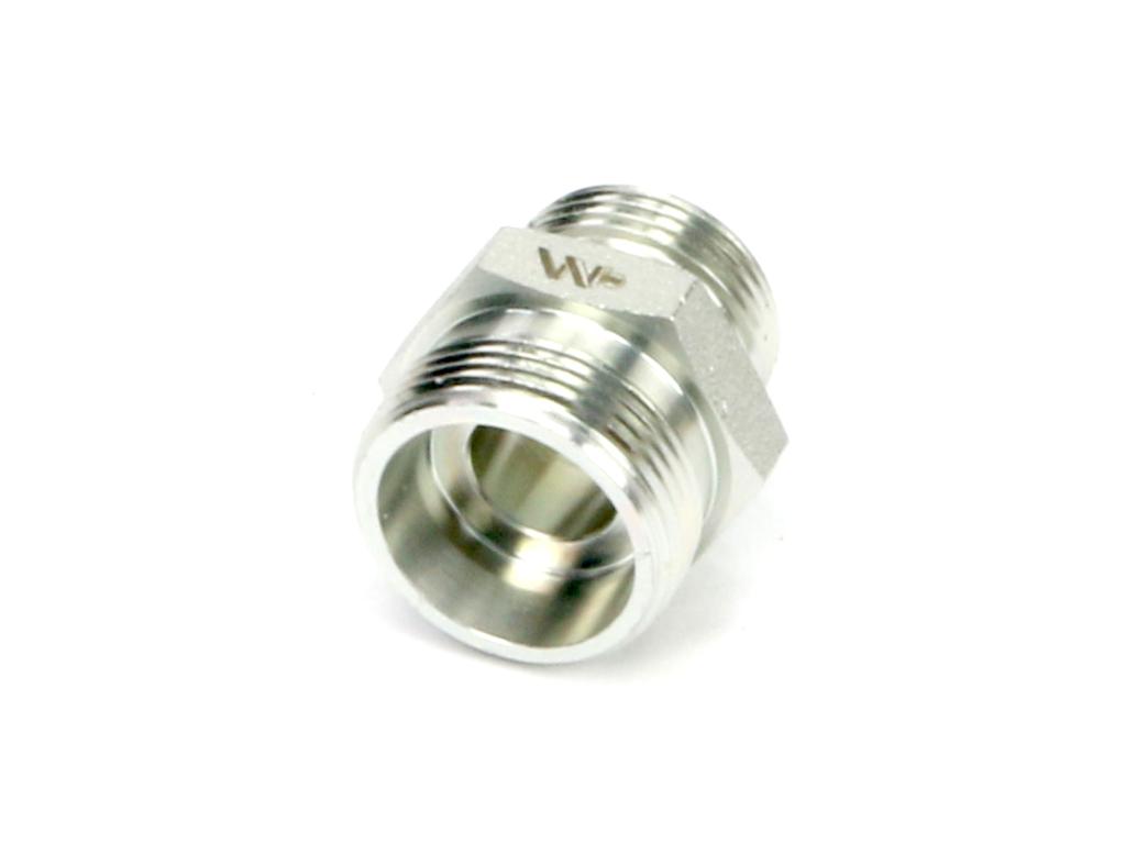 Złączka hydrauliczna redukcyjna metryczna BB 22/18  M22x1.5 15L / M18x1.5 12L (XG) Waryński ( sprzedawane po 10 )