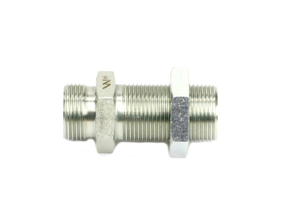Złączka hydrauliczna metryczna grodziowa BB M12x1.5 06L z przeciwnakrętką (XSV) Waryński ( sprzedawane po 2 )