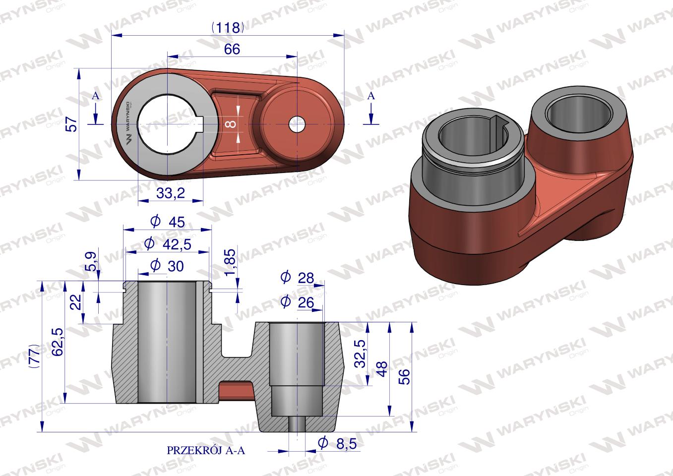 Zabierak kosiarka rotacyjna polska Waryński