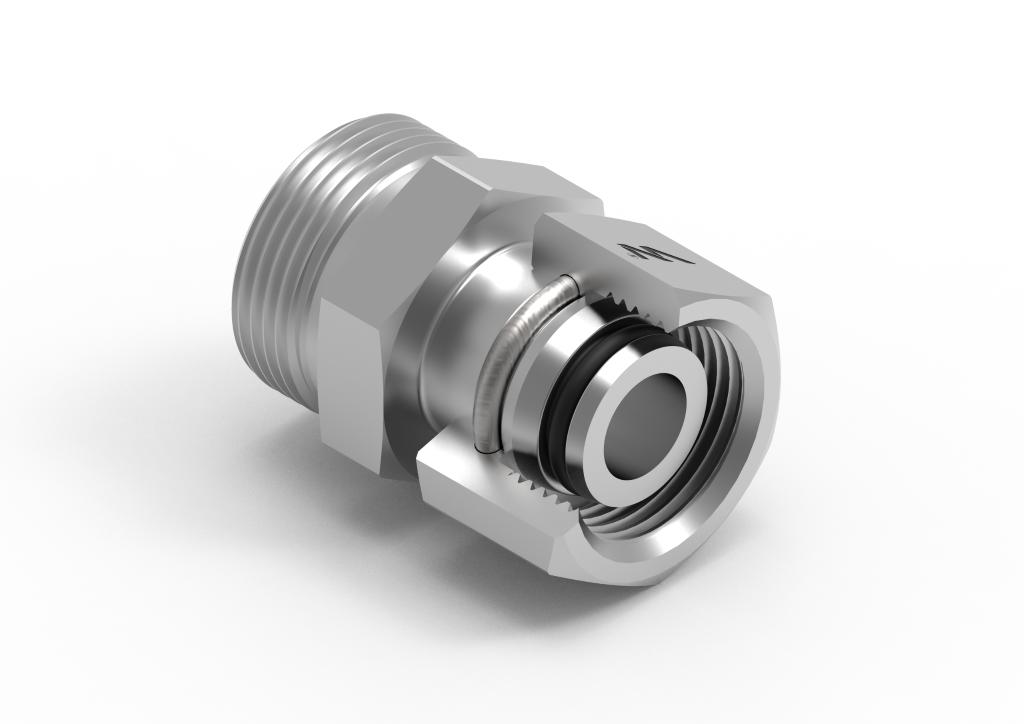 Złączka hydrauliczna metryczna AB (XKOR) A-M22x1.5 16L / B-M22x1.5 16L Waryński ( sprzedawane po 5 )