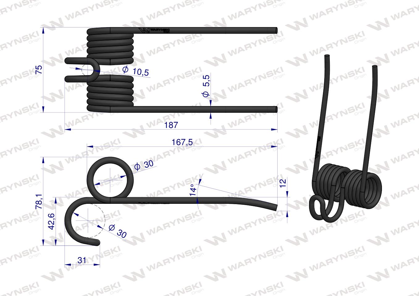 Palec podbieracza zastosowanie Prasa Zwijka Sipma WARYŃSKI