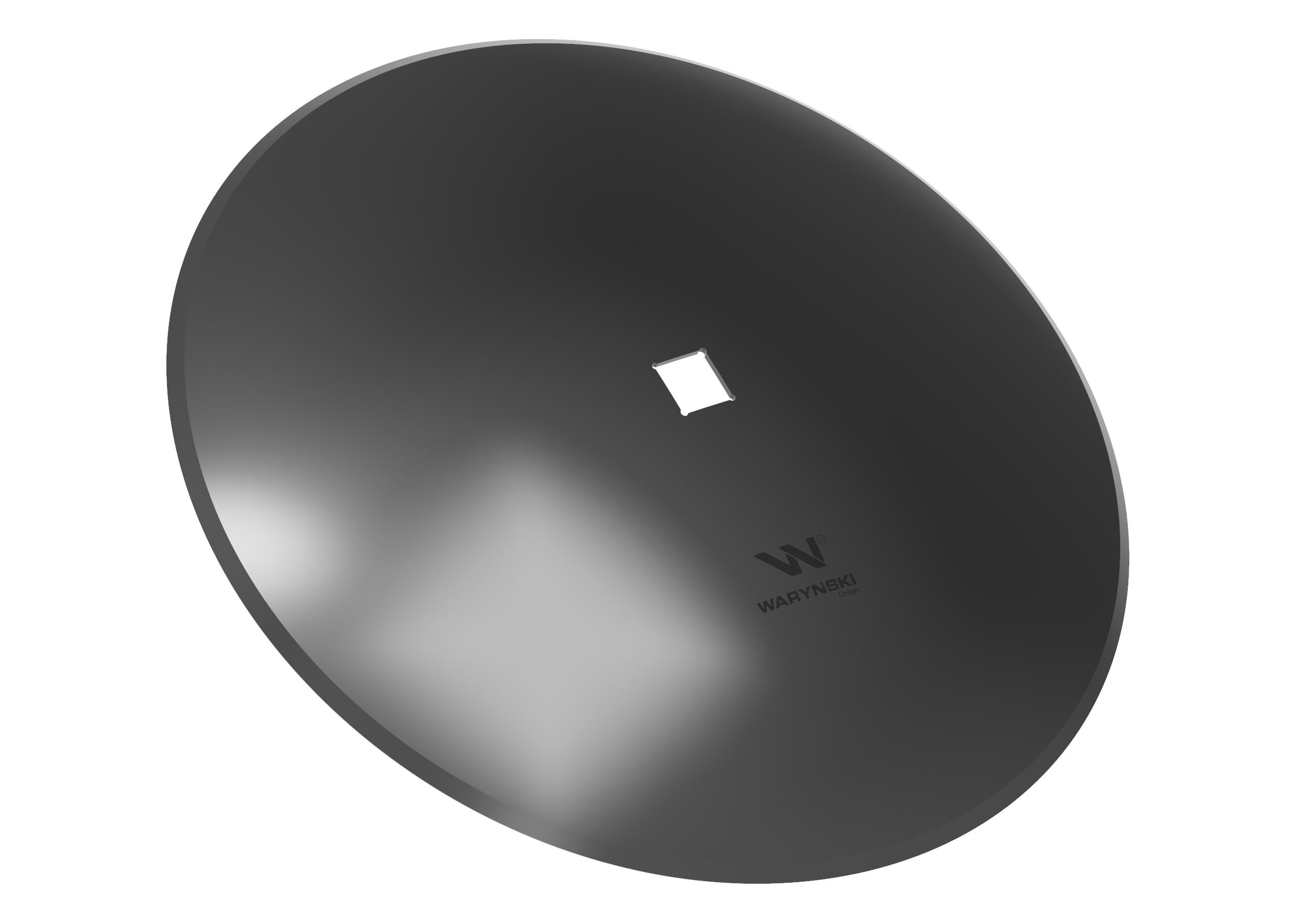 Talerz gładki fi 510 otwór 30x30 stal borowa WARYŃSKI R 1279621010 1240040020