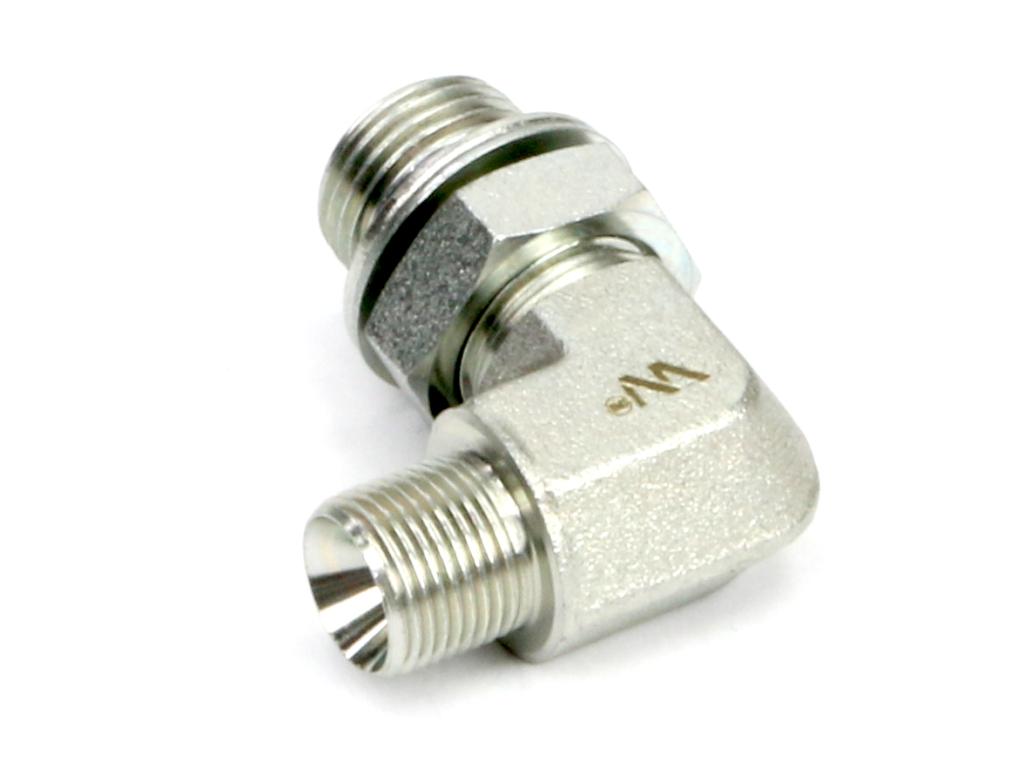 Kolanko hydrauliczne nastawne calowe BB 1/2" x 3/4" BSP z regulacją Waryński