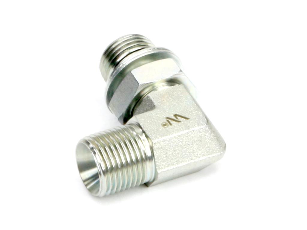 Kolanko hydrauliczne nastawne calowe BB 3/4" x 3/4" BSP z regulacją Waryński