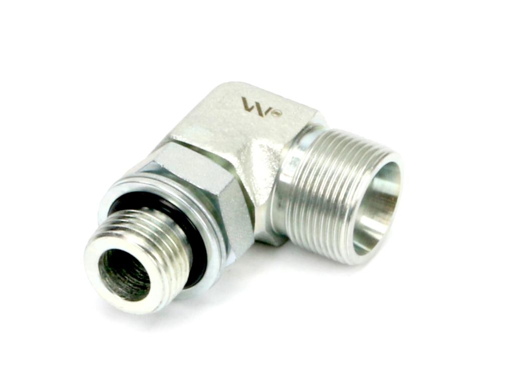 Kolanko hydrauliczne nastawne BB M16x1.5 10L x 1/4"BSP z regulacją Waryński ( sprzedawane po 2 )