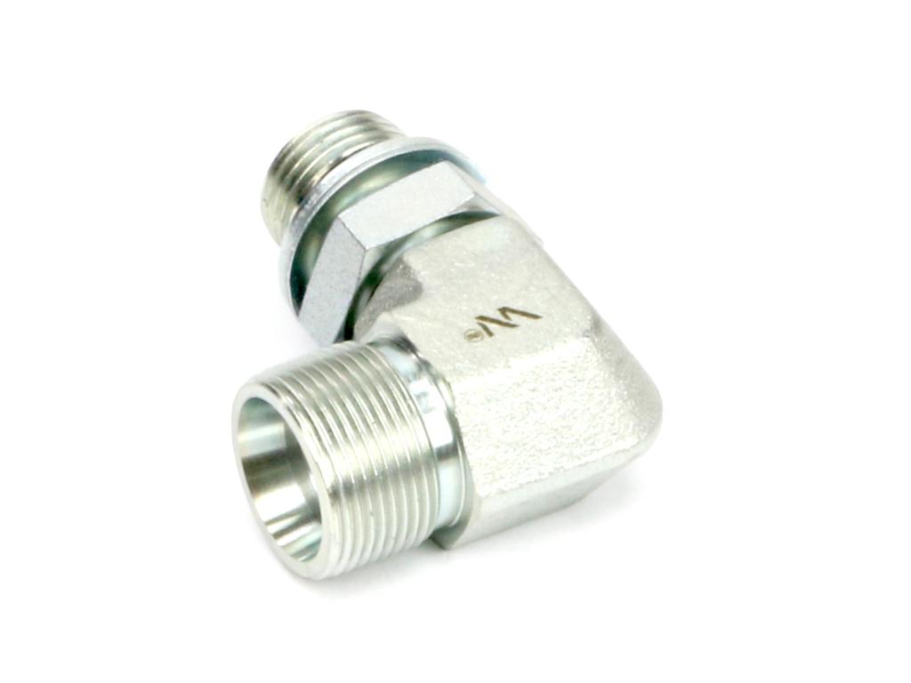 Kolanko hydrauliczne nastawne BB M30x2 22L x 3/4"BSP z regulacją Waryński