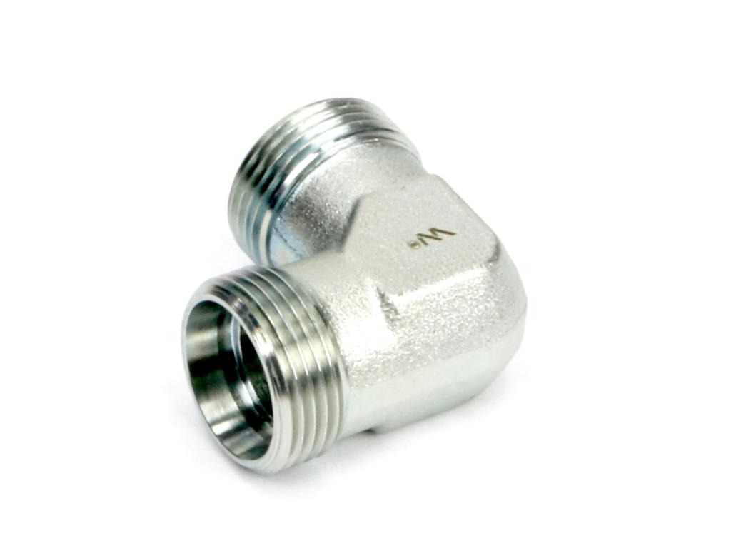 Kolanko hydrauliczne metryczne BB M18x1.5 12L (XW) Waryński ( sprzedawane po 5 )