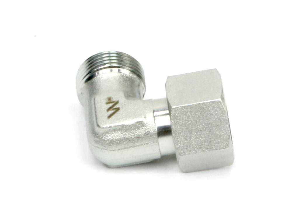 Kolanko hydrauliczne metryczne AB M18x1.5 12L (XEVW) Waryński ( sprzedawane po 5 )