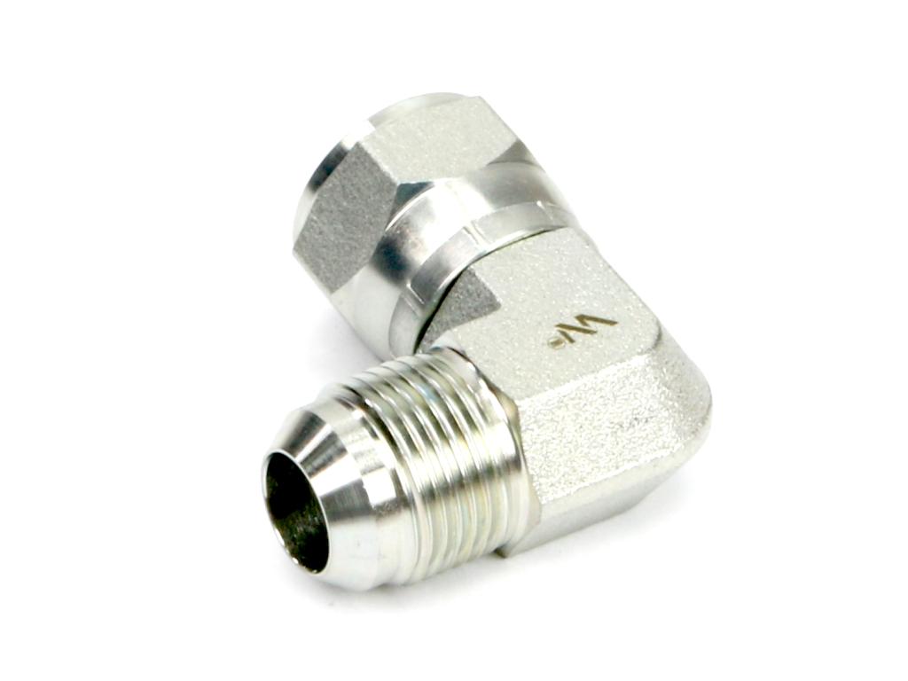 Kolanko hydrauliczne calowe AB 9/16" UNF (JIC) Waryński