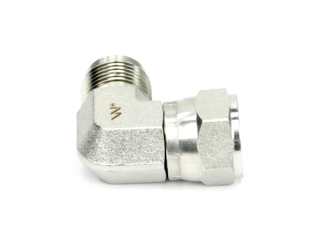 Kolanko hydrauliczne calowe AB 9/16" UNF (JIC) Waryński