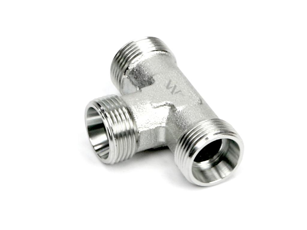Trójnik hydrauliczny metryczny BBB M18x1.5 12L (XT) Waryński ( sprzedawane po 50 )