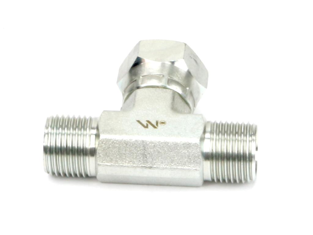 Trójnik hydrauliczny symetryczny calowy BAB 3/8" BSP (XEVT) Waryński