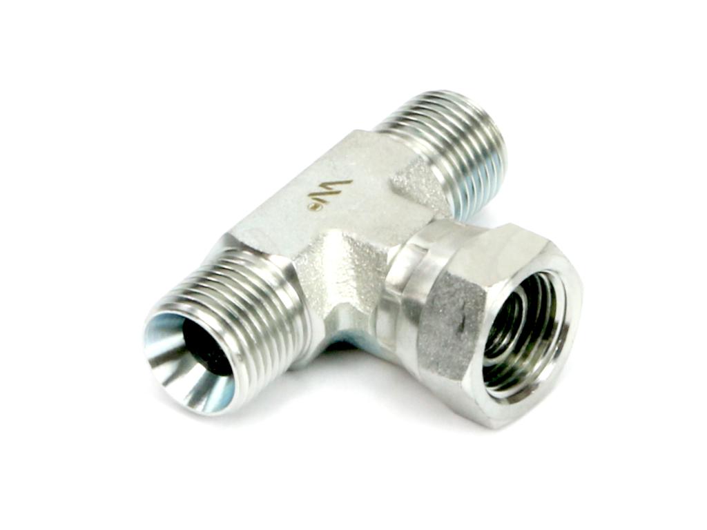 Trójnik hydrauliczny symetryczny calowy BAB 1/2" BSP (XEVT) Waryński
