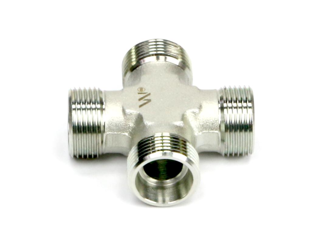 Czwórnik hydrauliczny metryczny BBBB M45x2 35L Waryński
