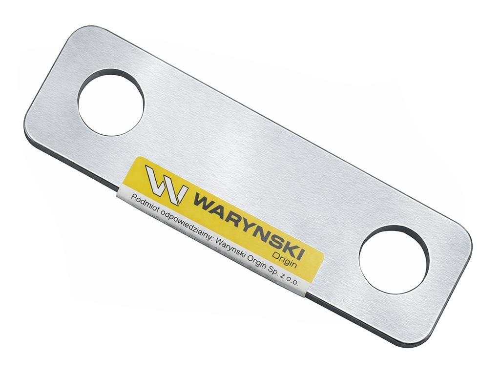 Płytka, dwuotworowa Jarzma M10 65, Waryński