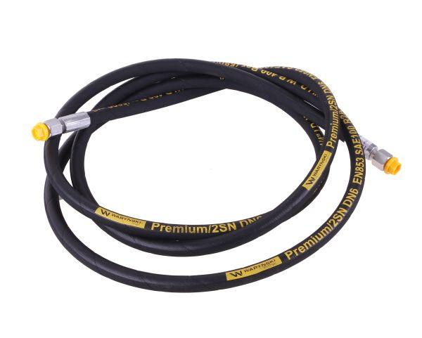 Przewód hydrauliczny 400 bar gwint M14x1.5 proste L-3000mm DN06-2SN (AA-06-3000; P11P11) 40.0MPa Waryński