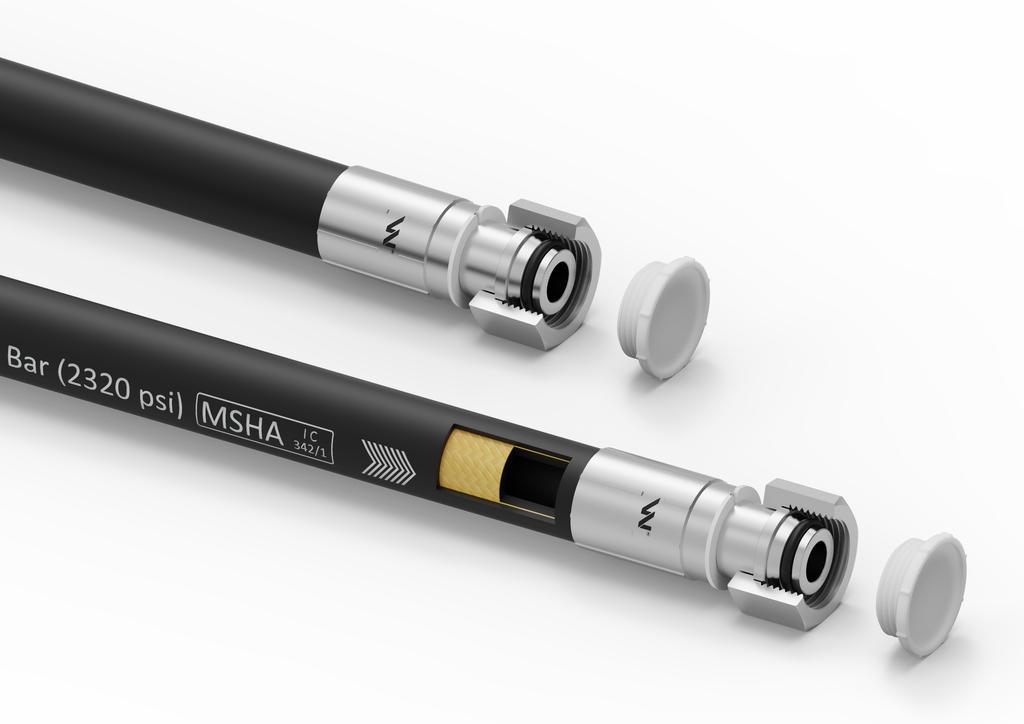 Przewód hydrauliczny gładki z uszczelnieniem - 160 bar gwint M22x1.5 proste L-1500mm DN12-1SN (AA-13-1500; P11P11) 16MPa Waryński
