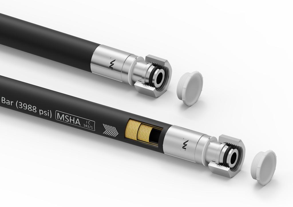 Przewód hydrauliczny gładki z uszczelnieniem - 275 bar gwint M22x1.5 proste L-630mm DN12-2SN (AA-13-630; P11P11) 27.5MPa Waryński