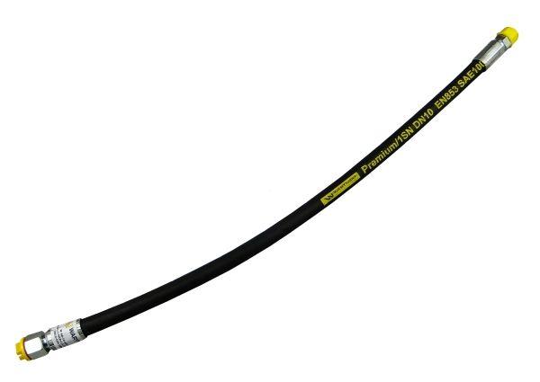 Przewód hydrauliczny gwint M18x1,5 proste L-630mm DN10-1SN (AB-10-630; P11P21) 18MPa Waryński