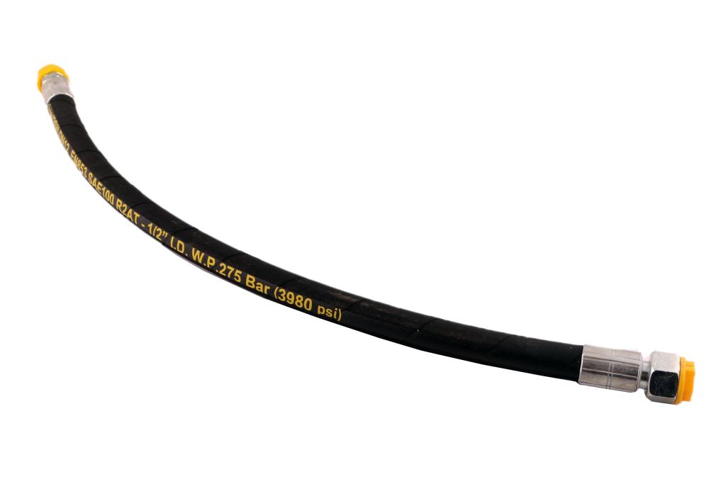 Przewód hydrauliczny 275 bar gwint M22x1.5 proste L-630mm DN12-2SN (AB-13-630; P11P21)  27.5MPa Waryński