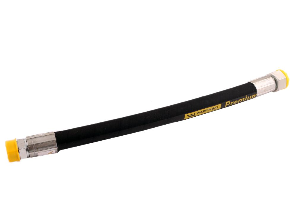 Przewód hydrauliczny 215 bar gwint M30x2 proste L-500mm DN20-2SN (AB-500/M30X2; P11P21) 21.5MPa Waryński
