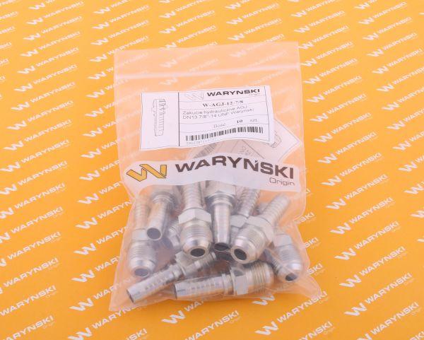 Zakucie hydrauliczne AGJ DN08 9/16'-18 UNF Waryński ( sprzedawane po 10 )