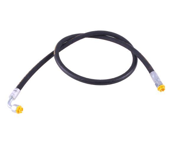 Przewód hydrauliczny 350 bar gwint M16x1.5 prosta/90 stopni (kolanko) L-1500mm DN08-2SN (AK-08-1500; P11P12) 35.0 MPa Waryński