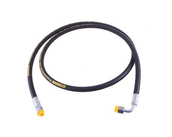 Przewód hydrauliczny 350 bar gwint M16x1.5 prosta/90 stopni (kolanko) L-2000mm DN08-2SN (AK-08-2000; P11P12) 35.0 MPa Waryński