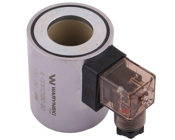 Cewka dzielnika elektrozaworu W-E12DVS6/2-80L. W-E12DVS3/2-80L  12V DC 48W Waryński